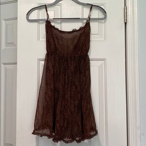 Victoria's Secret Brown Leopard Print lingerie